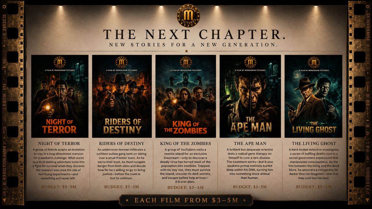 The Next Chapter: five new Monogram films